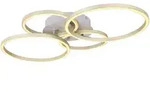 Globo Led-Deckenleuchte Kendy, Opal, Nickel, Metall, Kunststoff, G, 40.6x7.5x65.5 cm,