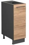 Vicco Apothekerschrank, Honigeiche, Anthrazit, Holzwerkstoff, 2 F&auml;cher, 1