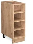 Vicco K&uuml;chenregal, Honigeiche, Honigeiche, Holzwerkstoff, 3 F&auml;cher,...