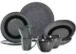 Leonardo Living Tafelservice, Anthrazit, Keramik, 10-teilig, 2x2x2 cm, Essen &