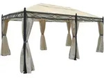 MCW Pergola, Wei&szlig;, Metall, 298x276x500 cm, Sonnen- & Sichtschutz, Pavillons &