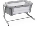 Chicco Beistellbett Next2Me Magic Evo, Grau, Metall, Textil, 99x73.5x64 cm,