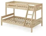 VitaliSpa Etagenbett, Natur, Holz, Rechteckig, 120x200 cm, Kinder- & Jugendzimmer,