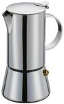 Cilio Espressokocher, Edelstahl, Metall, 17.5 cm, Kaffee & Tee, Tee- &