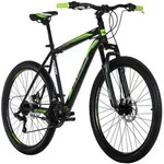 Mountainbike Hardtail Catappa 886M, Gr&uuml;n, Schwarz, Metall, 134x20.5x74 cm, Freizeit,