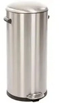 Proregal M&uuml;lleimer, Silber, Metall, Rund, 33.8x68.5x37.9 cm, K&uuml;chen,