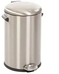 Proregal M&uuml;lleimer, Silber, Metall, Rund, 28.3x41.2x31.9 cm, K&uuml;chen,