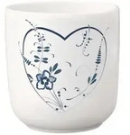 Villeroy & Boch Becher, Wei&szlig;, Blau, Keramik, Kaffee & Tee, Tassen, Kaffeebecher