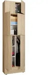 Mid.you Mehrzweckschrank, Sonoma Eiche, Kunststoff, 70x240x39 cm, stehend,