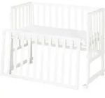 Roba Beistellbett, Wei&szlig;, Holzwerkstoff, 45x90 cm, Babym&ouml;bel, Babybetten,