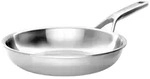 KitchenAid Bratpfanne 3-Ply Stainless Steel, Edelstahl, Metall, rund, rostfrei,