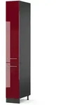Vicco Apothekerschrank, Bordeaux, Anthrazit, Holzwerkstoff, 5 F&auml;cher, 2...