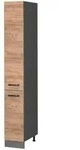 Vicco Apothekerschrank, Honigeiche, Anthrazit, Holzwerkstoff, 5 F&auml;cher, 2
