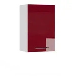 Vicco H&auml;ngeschrank, Bordeaux, Wei&szlig;, Holzwerkstoff, 2 F&auml;cher, Rechteckig,