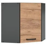 Vicco Eckh&auml;ngeschrank, Honigeiche, Anthrazit, Holzwerkstoff, 1 F&auml;cher,...