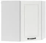 Vicco Eckh&auml;ngeschrank, Wei&szlig;, Wei&szlig;, Holzwerkstoff, 1 F&auml;cher, Formgebogen,...