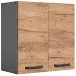 Vicco H&auml;ngeschrank, Honigeiche, Anthrazit, Holzwerkstoff, 1 F&auml;cher,...
