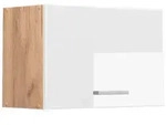 Vicco H&auml;ngeschrank, Wei&szlig; Hochglanz, Honigeiche, Holzwerkstoff, 1 F&auml;cher,