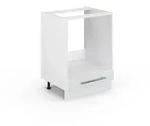 Vicco Herdumbauschrank, Wei&szlig; Hochglanz, Wei&szlig;, Holzwerkstoff, 2 F&auml;cher, 1