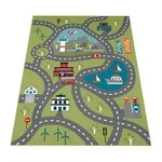 Paco Home Kinderteppich, Gr&uuml;n, Textil, Rechteckig, 140x200 cm,...