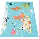 Paco Home Kinderteppich, T&uuml;rkis, Kunststoff, Rechteckig, 140x200 cm,