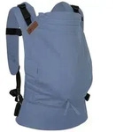 Hoppediz Babytrage, Blau, Textil, 26.5x7.2x38.5 cm, SGS-gepr&uuml;ft, Baby on Tour,