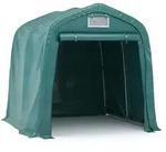 vidaXL Garagenzelt, Dunkelgr&uuml;n, Metall, 240x200x240 cm, Sonnen- & Sichtschutz,