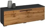 Mid.you Lowboard, Anthrazit, Kunststoff, 115x39x40 cm, stehend, Wohnzimmer,