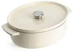KITCHENAID&reg; Gusseisen Kasserolle ovaler Br&auml;ter &Oslash; 30cm / 5,6L inkl. Deckel