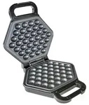 UNOLD Waffeleisen BOBBY f&uuml;r Bubble-Waffeln 700W Leistung Backampel