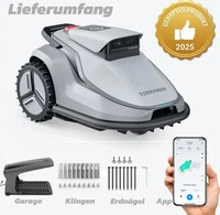 TERRAMOW V1000 M&auml;hroboter inkl. Premiumpaket f&uuml;r bis zu 1200qm ohne