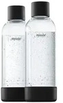 MYSODA Flaschen-Set PET-Wasserflaschen mit Schnellverschluss 2tlg., jeweils 1L