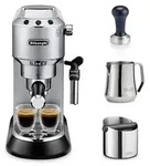DELONGHI ECKG6821.M Dedica Barista Bundle inkl. Zubeh&ouml;r-Set aus Edelstahl ECKG6821.M