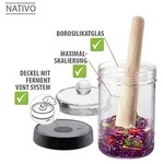 GEFU&reg; Fermentier-Set NATIVO, 4-teilig 1000ml Fermentierglas inklusive Rezeptheft