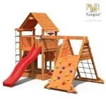 Fungoo Spielturm "Big Leader Spieder Red",teak,