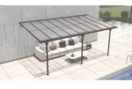 Westmann Aluminium Terassen&uuml;berdachung mit Doppelstegplatten "Bruce",schwarz,556 x