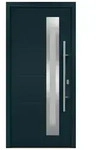 H&ouml;rmann Ecostar Haust&uuml;r "ISOPRO IP 780S",anthrazitgrau (RAL 7016),110 x 210 cm (B x