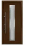 H&ouml;rmann Ecostar Haust&uuml;r "ISOPRO IP 700S",terrabraun (RAL 8028),110 x 210 cm (B x H)