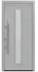 H&ouml;rmann Ecostar Haust&uuml;r "ISOPRO IP 020S",wei&szlig;aluminium matt (RAL 9006),110 x 210