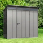 H&ouml;rmann Ecostar Metall-Ger&auml;tehaus Elegant mit Pultdach Typ 1, 248 x 153