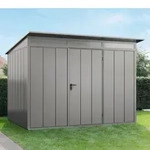 H&ouml;rmann Ecostar Metall-Ger&auml;tehaus Elegant mit Pultdach Typ 3, 313 x 283