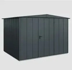 H&ouml;rmann Ecostar Metall-Ger&auml;tehaus Elegant mit Satteldach Typ 3, 324 x 248