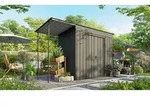 Globel Industries Ger&auml;tehaus "Skillion 84",anthrazit,4,03 m2