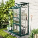 Vitavia Anlehn-Gew&auml;chshaus "Ida" 900,smaragd gr&uuml;n,0,9 m2
