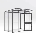 KGT Gew&auml;chshaus "Santini II small",anthrazit-grau,3,5 m2