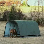 Shelter Logic Weidezelt Run-In-Shed 24,4m2,gr&uuml;n,610 x 400 x 300 cm (L x B x H)