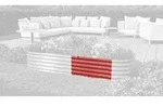 Vitavia Erweiterung "Stretched" f&uuml;r Hochbeet "401",rubin rot,80 x 40 cm