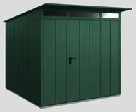 H&ouml;rmann Ecostar 1342663, H&ouml;rmann Ecostar Metall-Ger&auml;tehaus Elegant mit Pultdach