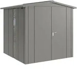 H&ouml;rmann Metall-Ger&auml;tehaus "Juno" mit Satteldach, JSD5 - Design, 214 x 214 cm (B x