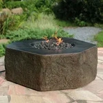 Elementi Gasfeuerstelle "Dukono" in Basalt-Optik,,